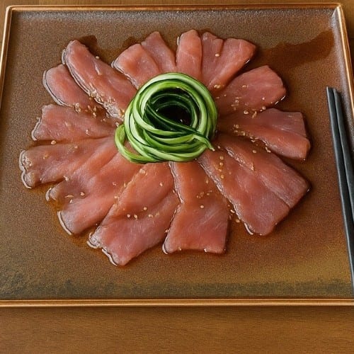 Truffle Tuna Carpaccio*.